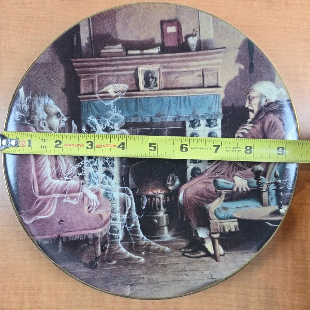 MARLEY'S GHOST APPEARS TO SCROOGE Dickens 9.5